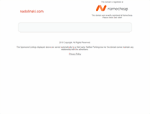 Tablet Screenshot of nadolinski.com